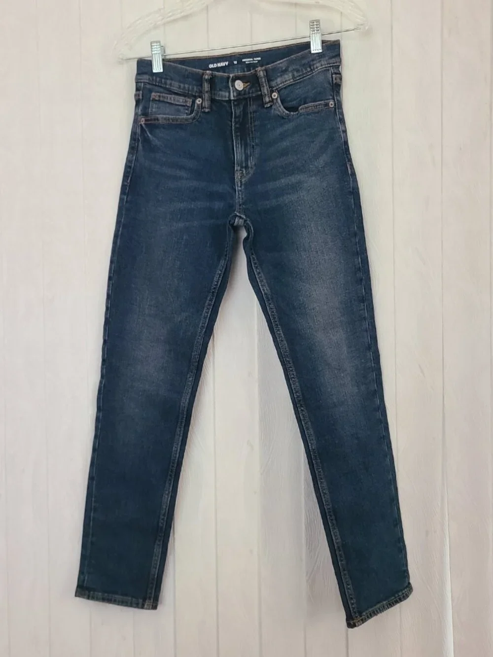 Lot Of 2 Old Navy Boys Sz 12 Original Taper Built In Flex Jeans